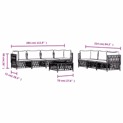 VidaXL 3186824 set mobili da esterno - Vista aggiuntiva 7