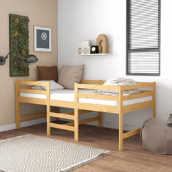 Questo giroletto in legno offre uno spazio aggiuntivo per i ragazzi in crescita o per accogliere comodamente gli ospiti adult ...