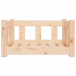 Cuccia per Cani 55,5x45,5x28 cm in Legno Massello di Pinocod mxl 79126 - Vista aggiuntiva 3