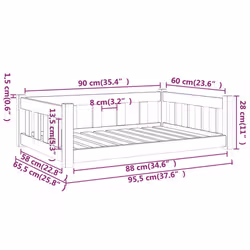 VidaXL 833255 letto per cani e gatti - Vista aggiuntiva 7