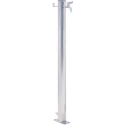Vidaxl - Colonna d'Acqua da Giardino 60 cm Acciaio Inox Rotonda 8332