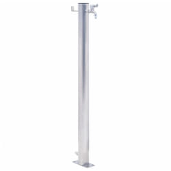 Vidaxl - Colonna d'Acqua da Giardino 100 cm Acciaio Inox Rotonda