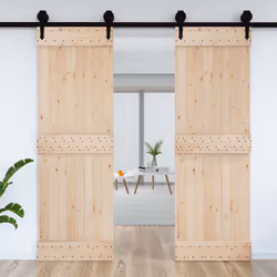 vidaXL Porta NARVIK 70x210 cm in Legno Massello di Pino - Vista aggiuntiva 3