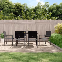 Questo set da pranzo da giardino, che unisce stile e funzionalità, è sicuramente destinato a diventare il fulcro del vostro g ...