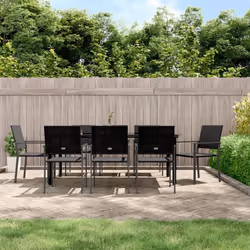 Questo set da pranzo da giardino, che unisce stile e funzionalità, è sicuramente destinato a diventare il fulcro del vostro g ...