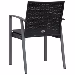 VidaXL 3187079 sedia da esterno Terrazzo Seduta imbottita Poliestere Grigio - Vista aggiuntiva 6