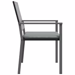 VidaXL 3187081 sedia da esterno Terrazzo Seduta imbottita Poliestere Grigio - Vista aggiuntiva 5