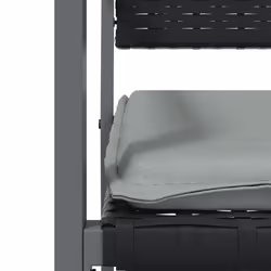 VidaXL 3187081 sedia da esterno Terrazzo Seduta imbottita Poliestere Grigio - Vista aggiuntiva 7