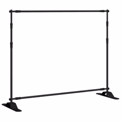 Supporti per Fondali 2 pz Neri 254x243 cm in Acciaiocod mxl 106736 - Vista aggiuntiva 3