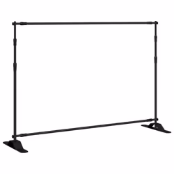Supporti per Fondali 2 pz Neri 305x243 cm in Acciaiocod mxl 82799 - Vista aggiuntiva 3