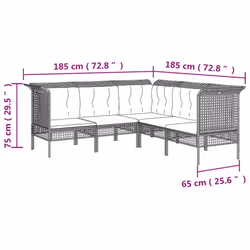VidaXL 3187548 set mobili da esterno - Vista aggiuntiva 8