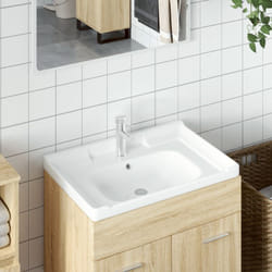 Vidaxl - Lavandino da Bagno Bianco 61x48x23 cm Rettangolare in Ceramica