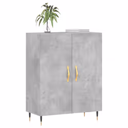 Credenza Grigio Cemento 69,5x34x90 cm in Legno Multistratocod mxl 103880 - Vista aggiuntiva 3