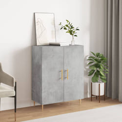 Vidaxl - Credenza Grigio Cemento 69,5x34x90 cm in Legno Multistrato