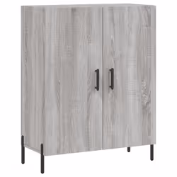 Credenza Grigio Sonoma 69,5x34x90 cm in Legno Multistratocod mxl 104711 - Vista aggiuntiva 2