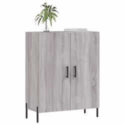 Credenza Grigio Sonoma 69,5x34x90 cm in Legno Multistratocod mxl 104711 - Vista aggiuntiva 3