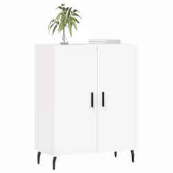 vidaXL Credenza Bianca 69,5x34x90 cm in Legno Multistrato - Vista aggiuntiva 3