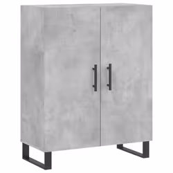 Credenza Grigio Cemento 69,5x34x90 cm in Legno Multistratocod mxl 104045 - Vista aggiuntiva 2