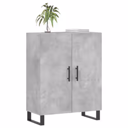Credenza Grigio Cemento 69,5x34x90 cm in Legno Multistratocod mxl 104045 - Vista aggiuntiva 3