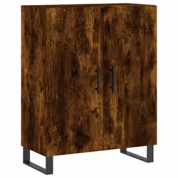 Credenza Rovere Fumo 69,5x34x90 cm in Legno Multistratocod mxl 80814 - Vista aggiuntiva 2