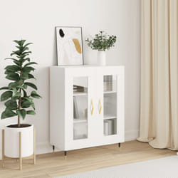 Credenza, Madia per salotto Moderna Bianca 69, 5x34x90 cm in Legno Multistrato Vidaxl