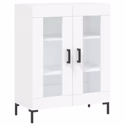 Credenza Bianca 69,5x34x90 cm in Legno Multistratocod mxl 127442 - Vista aggiuntiva 2
