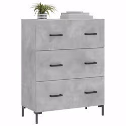 Credenza Grigio Cemento 69,5x34x90 cm in Legno Multistratocod mxl 104576 - Vista aggiuntiva 3