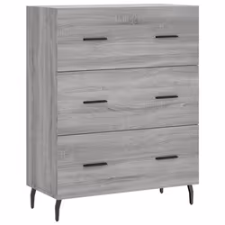 vidaXL Credenza Grigio Sonoma 69,5x34x90 cm in Legno Multistrato - Vista aggiuntiva 2