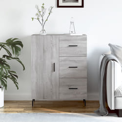 Credenza Grigio Sonoma 69,5x34x90 cm in Legno Multistratocod mxl 80712