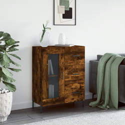 Credenza Rovere Fumo 69,5x34x90 cm in Legno Multistratocod mxl 104651