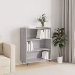 VidaXL 828346, Grigio, Quercia, Metallo, Legno, 695 mm, 325 mm, 900 mm