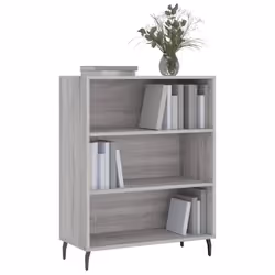 Scaffale Grigio Sonoma 69,5x32,5x90 cm in Legno Multistratocod mxl 80779 - Vista aggiuntiva 3