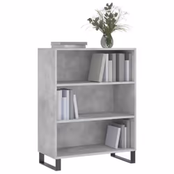 Scaffale Grigio Cemento 69,5x32,5x90 cm in Legno Multistratocod mxl 79943 - Vista aggiuntiva 3