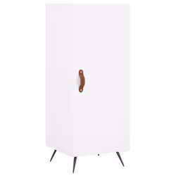 Credenza Bianca 34,5x34x90 cm in Legno Multistratocod mxl 126938 - Vista aggiuntiva 2
