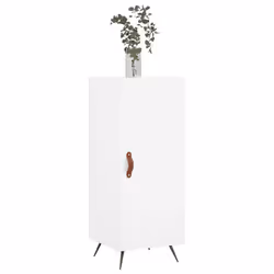 Credenza Bianca 34,5x34x90 cm in Legno Multistratocod mxl 126938 - Vista aggiuntiva 3