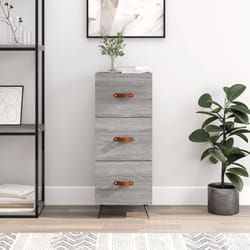 Credenza Grigio Sonoma 34,5x34x90 cm in Legno Multistratocod mxl 105324