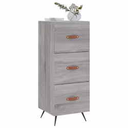 Credenza Grigio Sonoma 34,5x34x90 cm in Legno Multistratocod mxl 105324 - Vista aggiuntiva 3