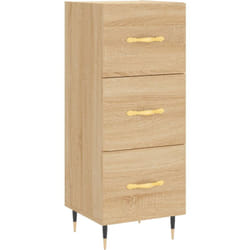 Vidaxl - Credenza Rovere Sonoma 34,5x34x90 cm in Legno Multistrato