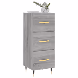 Credenza Grigio Sonoma 34,5x34x90 cm in Legno Multistratocod mxl 104566 - Vista aggiuntiva 3
