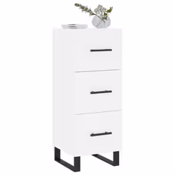 Credenza Bianca 34,5x34x90 cm in Legno Multistratocod mxl 103476 - Vista aggiuntiva 3