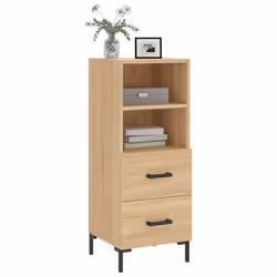 vidaXL Credenza Rovere Sonoma 34,5x34x90 cm in Legno Multistrato - Vista aggiuntiva 3