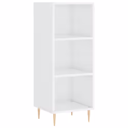 Credenza Bianco Lucido 34,5x32,5x90 cm in Legno Multistratocod mxl 103448 - Vista aggiuntiva 2