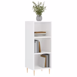 Credenza Bianco Lucido 34,5x32,5x90 cm in Legno Multistratocod mxl 103448 - Vista aggiuntiva 3