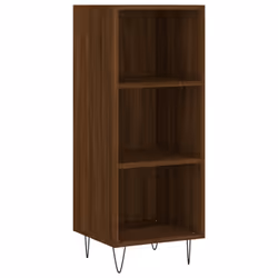 Credenza Rovere Marrone 34,5x32,5x90 cm in Legno Multistratocod mxl 80702 - Vista aggiuntiva 2