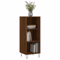 Credenza Rovere Marrone 34,5x32,5x90 cm in Legno Multistratocod mxl 80702 - Vista aggiuntiva 3