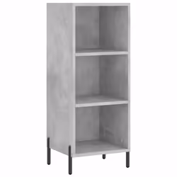 Credenza Grigio Cemento 34,5x32,5x90 cm in Legno Multistratocod mxl 80076 - Vista aggiuntiva 2