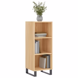 Credenza Rovere Sonoma 34,5x32,5x90 cm in Legno Multistratocod mxl 80793 - Vista aggiuntiva 3