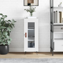 Credenza, Madia per salotto Moderna Bianca 34, 5x34x90 cm in Legno Multistrato Vidaxl