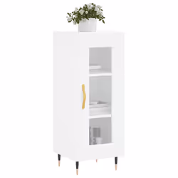 Credenza Bianca 34,5x34x90 cm in Legno Multistratocod mxl 103518 - Vista aggiuntiva 3