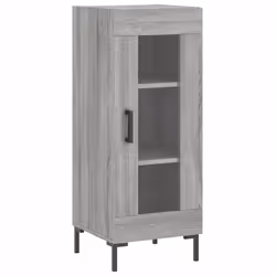 Credenza Grigio Sonoma 34,5x34x90 cm in Legno Multistratocod mxl 80710 - Vista aggiuntiva 2